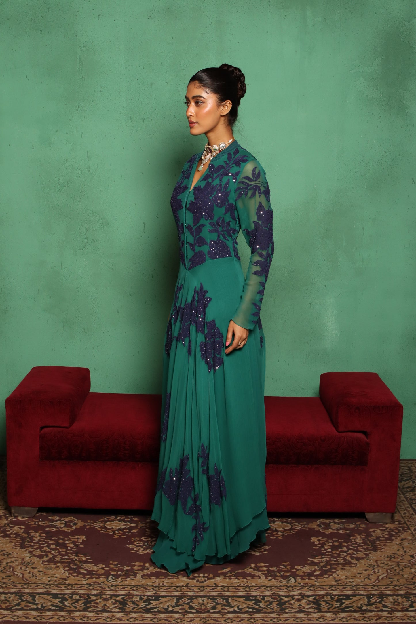 PATCHWORK GOWN SEQUENCE