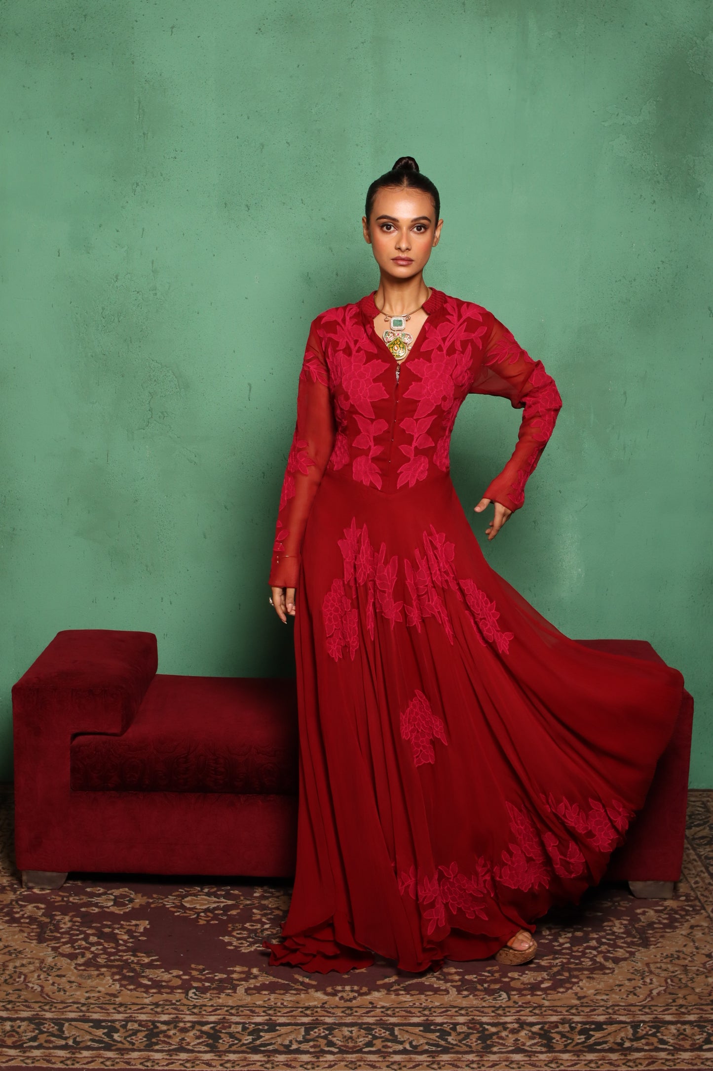PATCHWORK GOWN