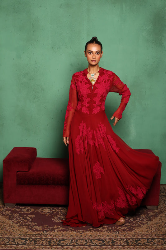 PATCHWORK GOWN