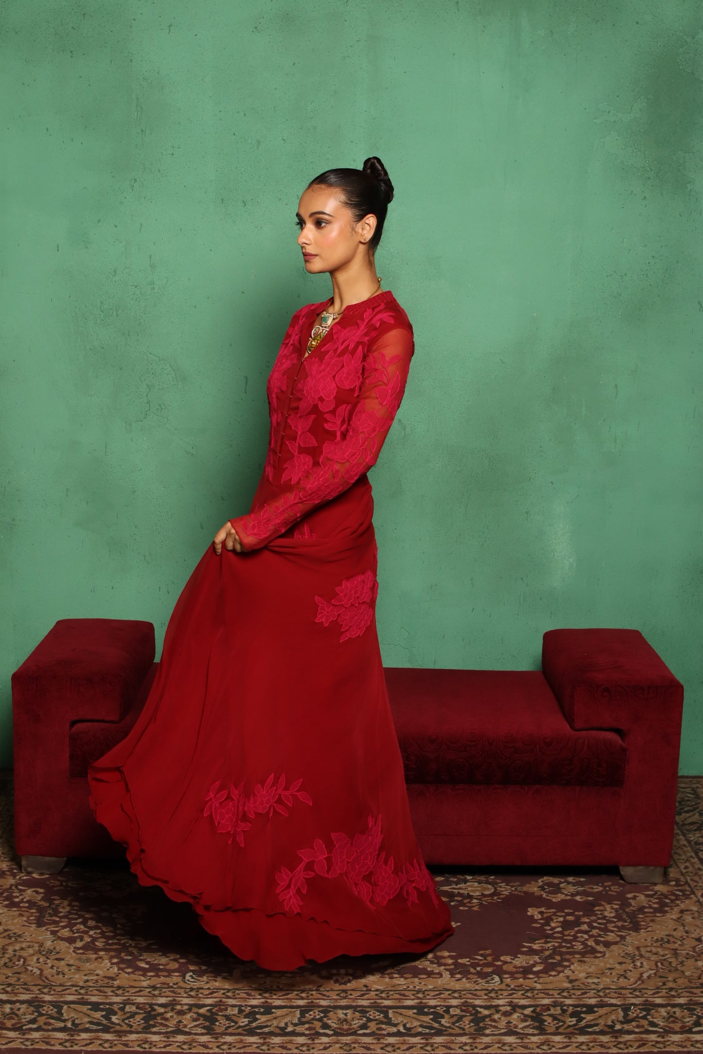 PATCHWORK GOWN