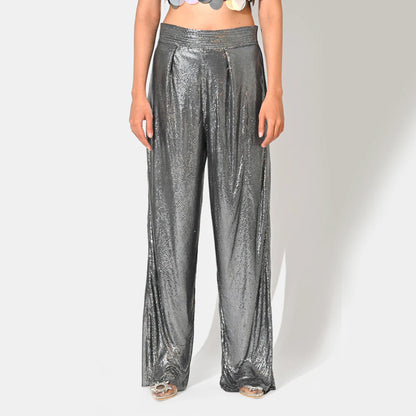 IRIS METALLIC GREY CHAINMAIL CO-ORD SET