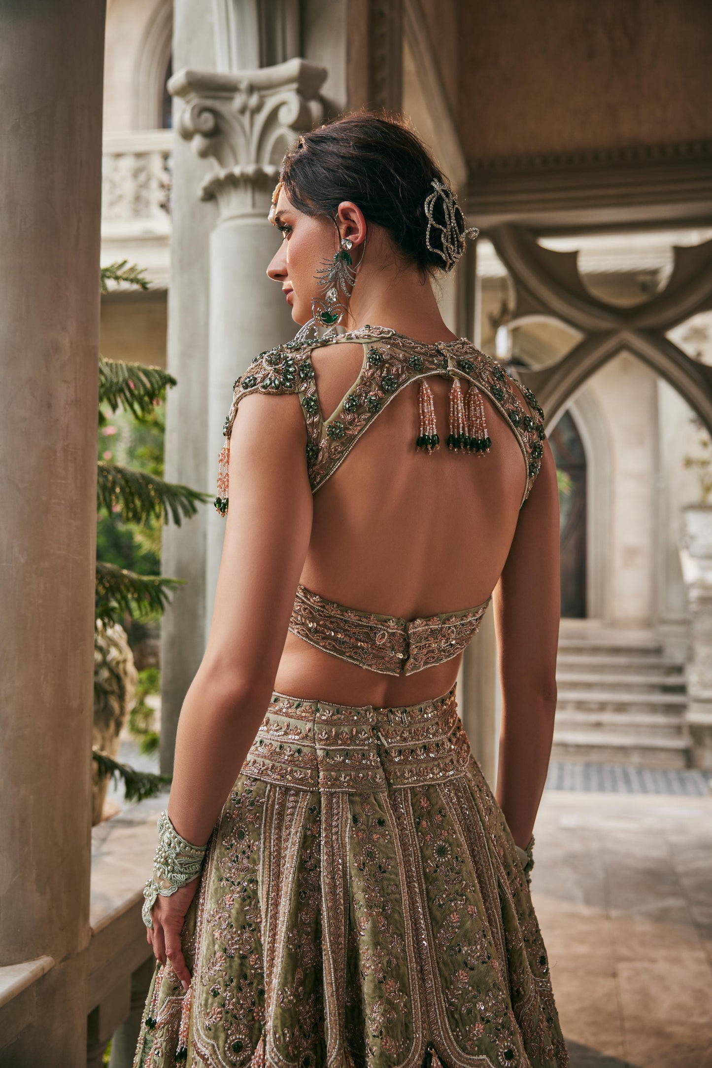 TASSEL ÉLYSÉE LEHENGA SET