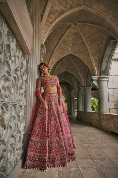 DUSK IN BLOSSAM LEHENGA SET