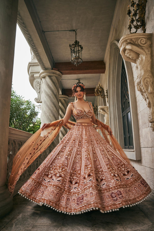 GOLDEN HOUR LEHENGA SET