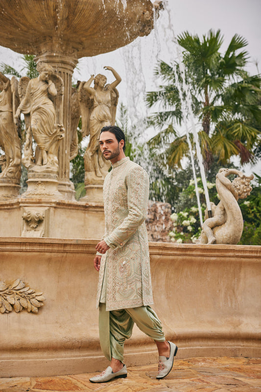 SAGE IN SIAM SHERWANI SET