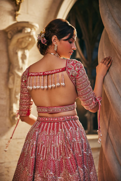 SMASH THE PATRIARCHY LEHENGA SET