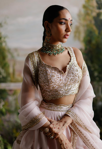 BABY PINK LEHENGA SET