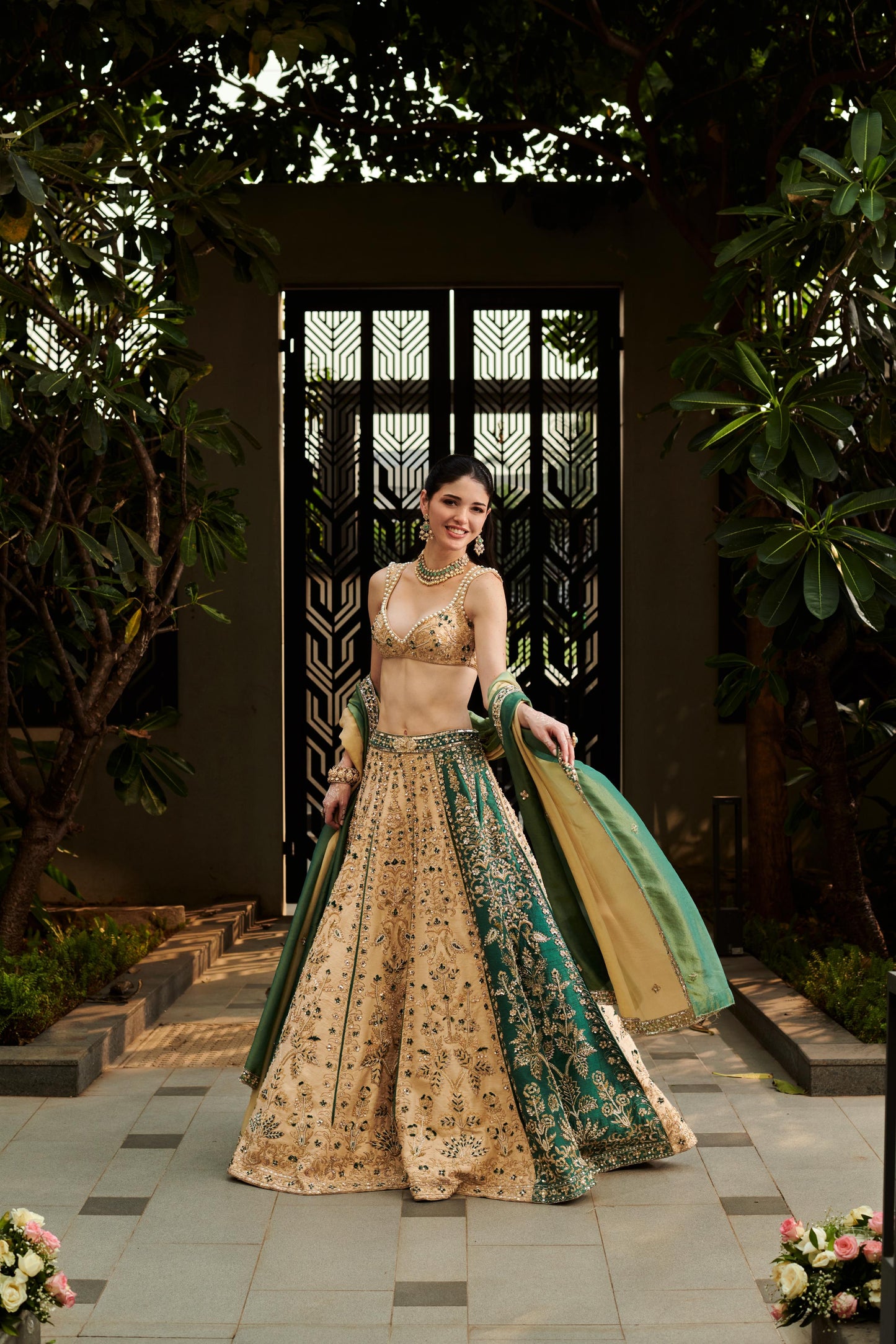 HITCHED LEHENGA SET