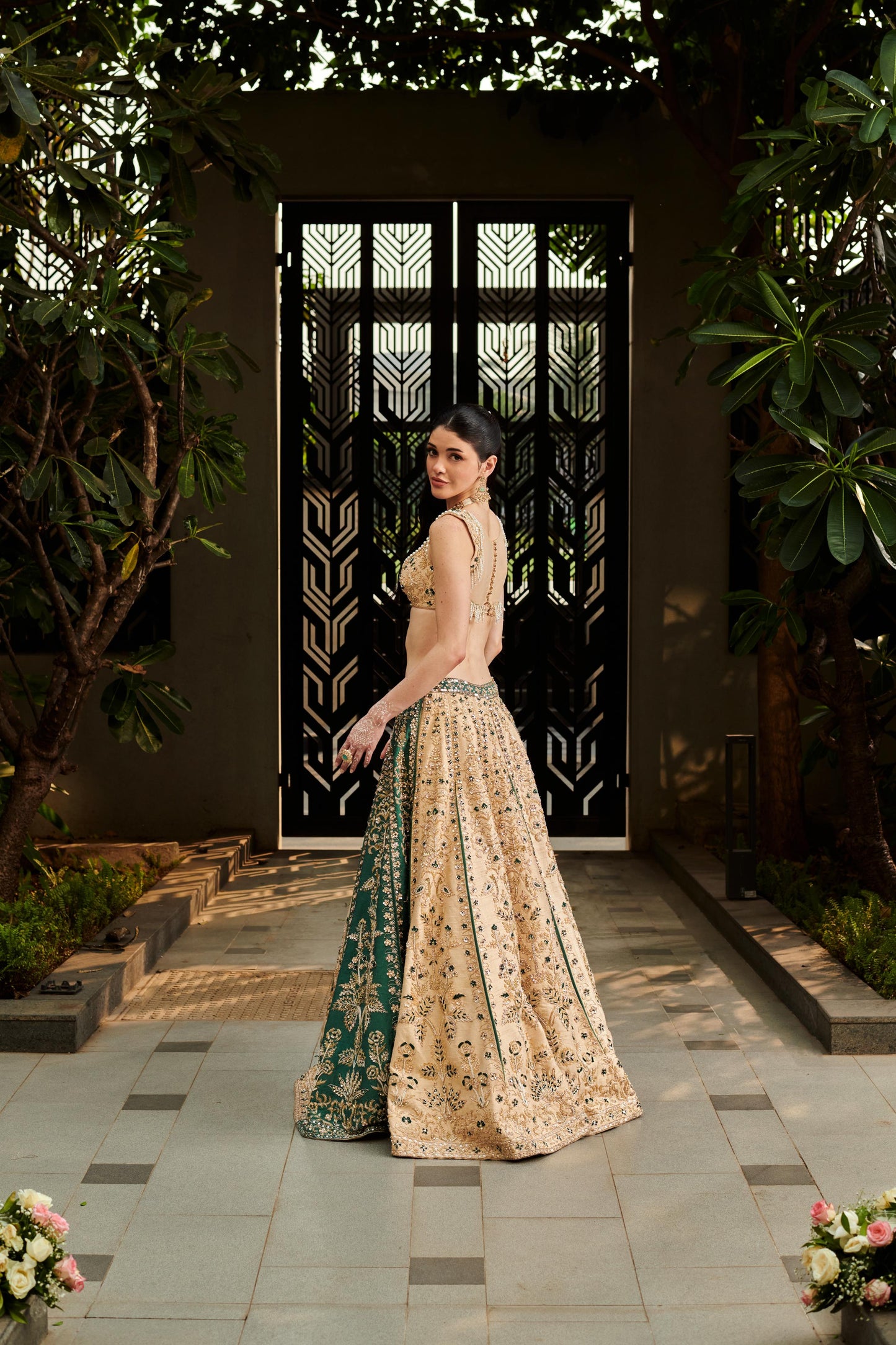 HITCHED LEHENGA SET