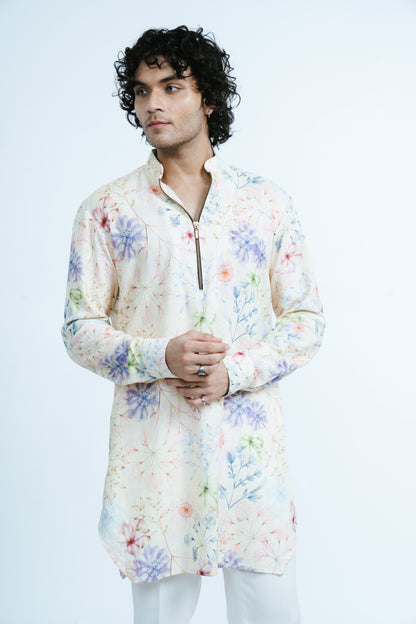 ZIPPED SHORT KURTA