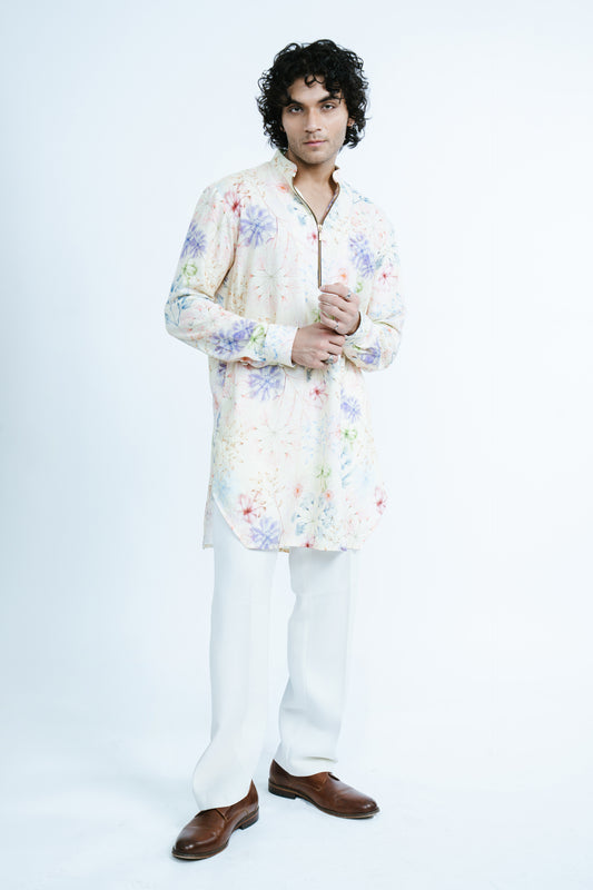 ZIPPED SHORT KURTA