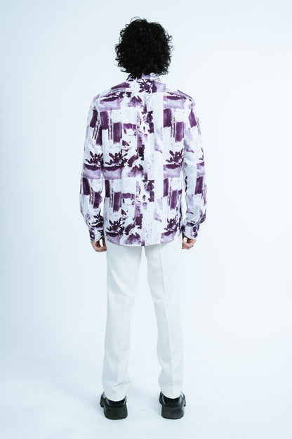 PRINTED LINEN SHIRT
