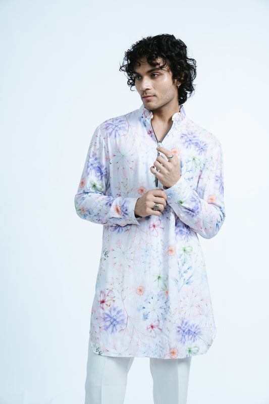 ZIPPED SHORT KURTA