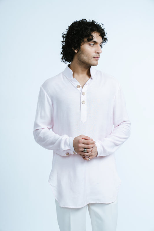 HIGH COLLAR KURTA