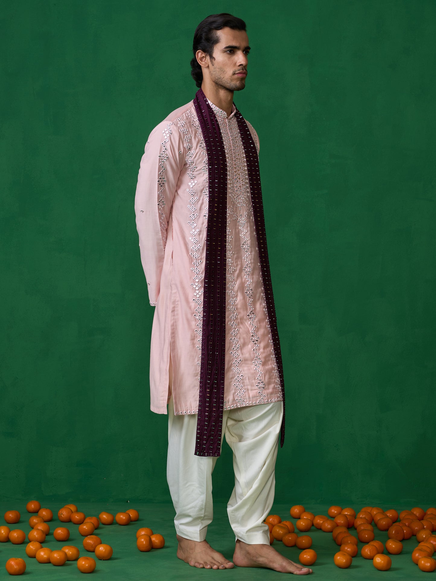 DARPAN PINK KURTA SET