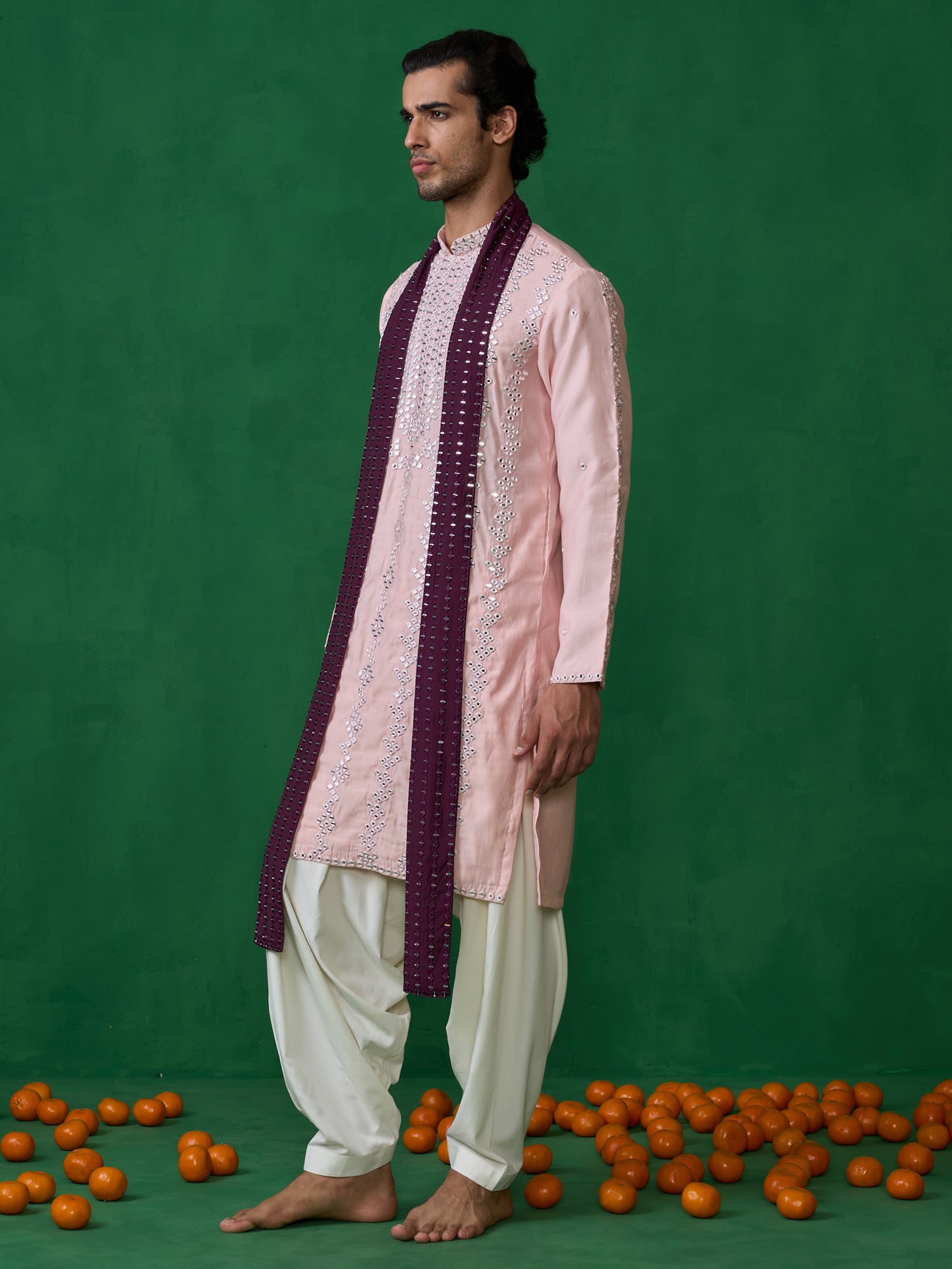 DARPAN PINK KURTA SET