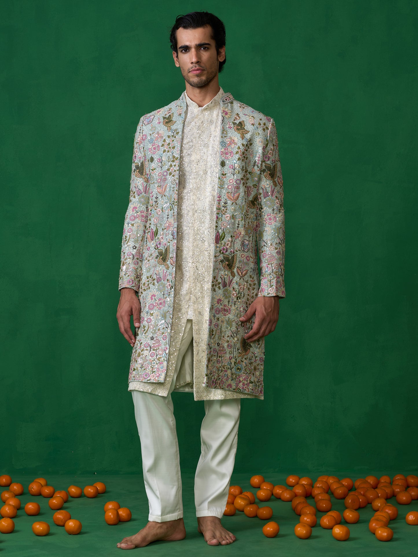 PHOOLPANKH SKY INDOWESTERN SET