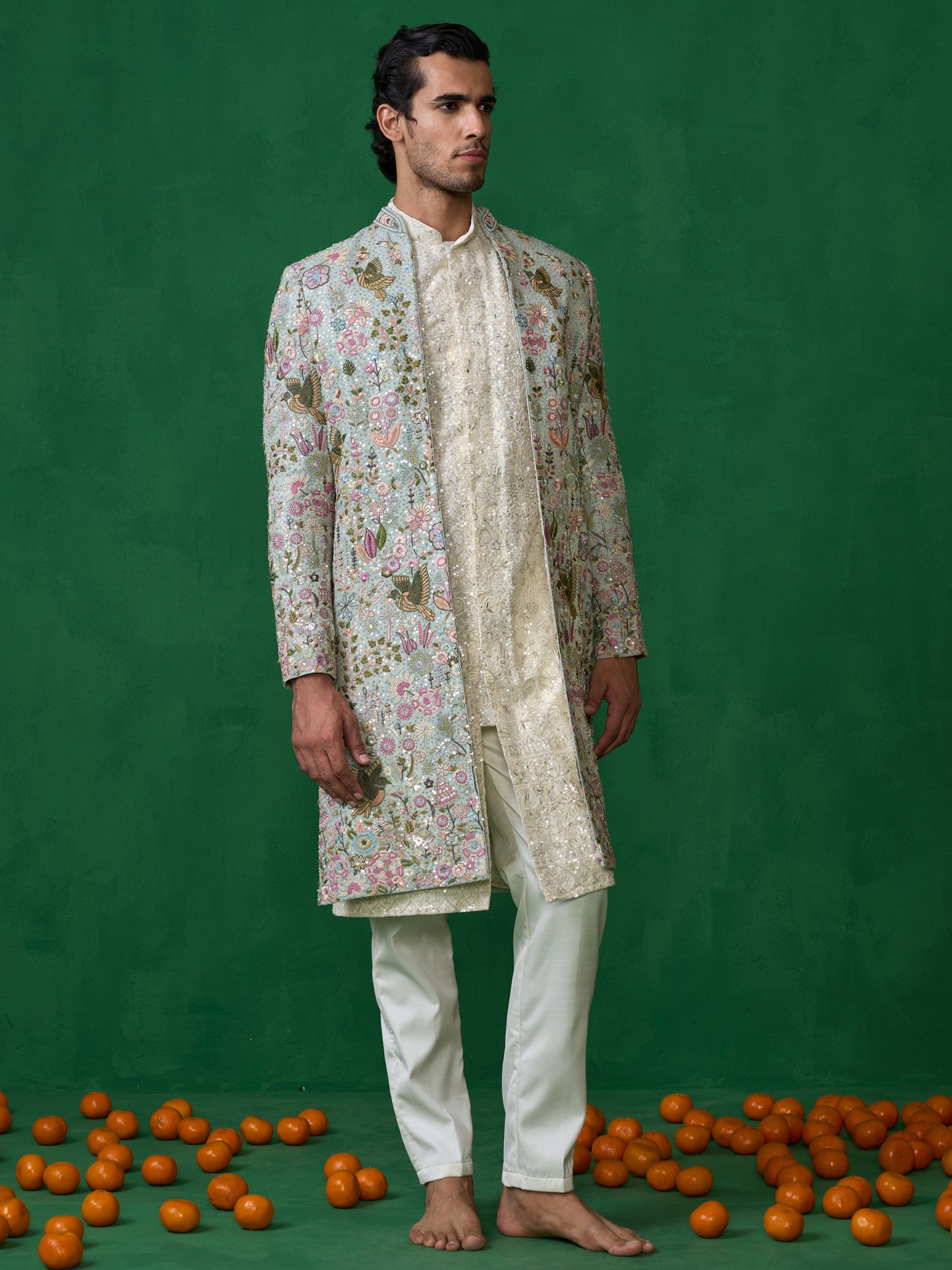 PHOOLPANKH SKY INDOWESTERN SET