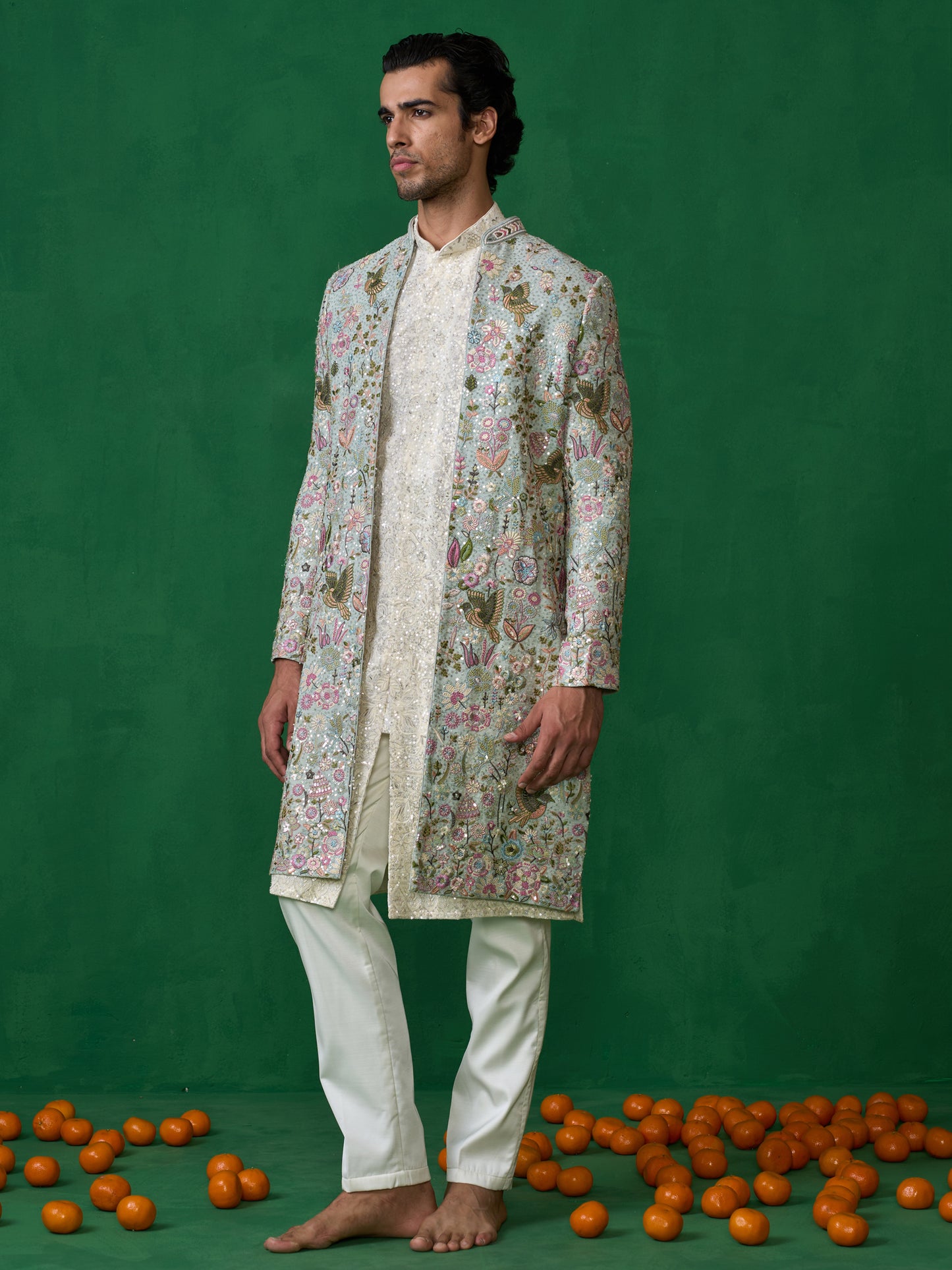 PHOOLPANKH SKY INDOWESTERN SET