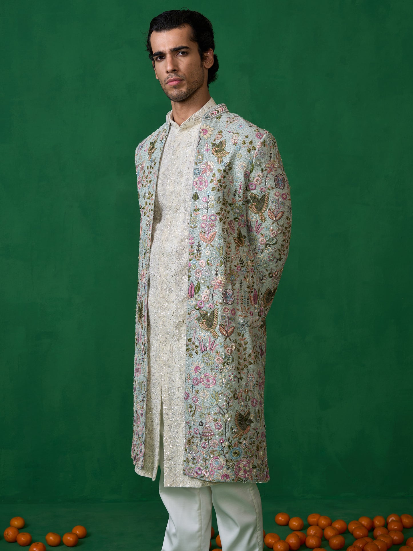 PHOOLPANKH SKY INDOWESTERN SET