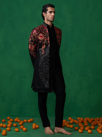 ROSE BLACK INDOWESTERN SET