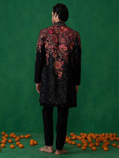 ROSE BLACK INDOWESTERN SET