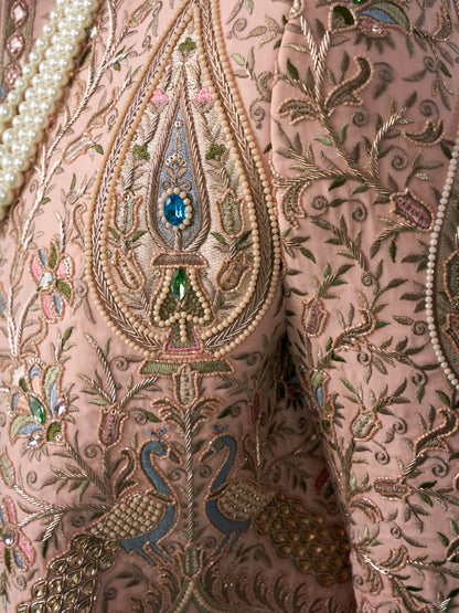 SHAHI PINK SHERWANI SET