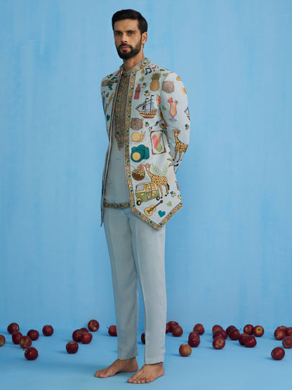 COCKTAIL SKY JODHPURI SET