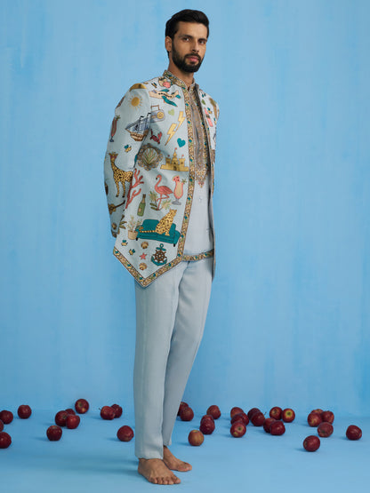 COCKTAIL SKY JODHPURI SET