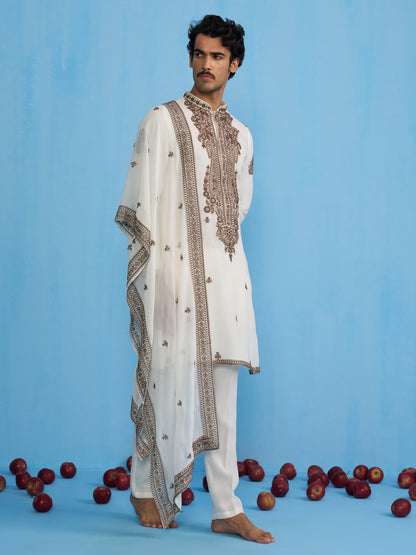 ARABIC IVORY KURTA SET
