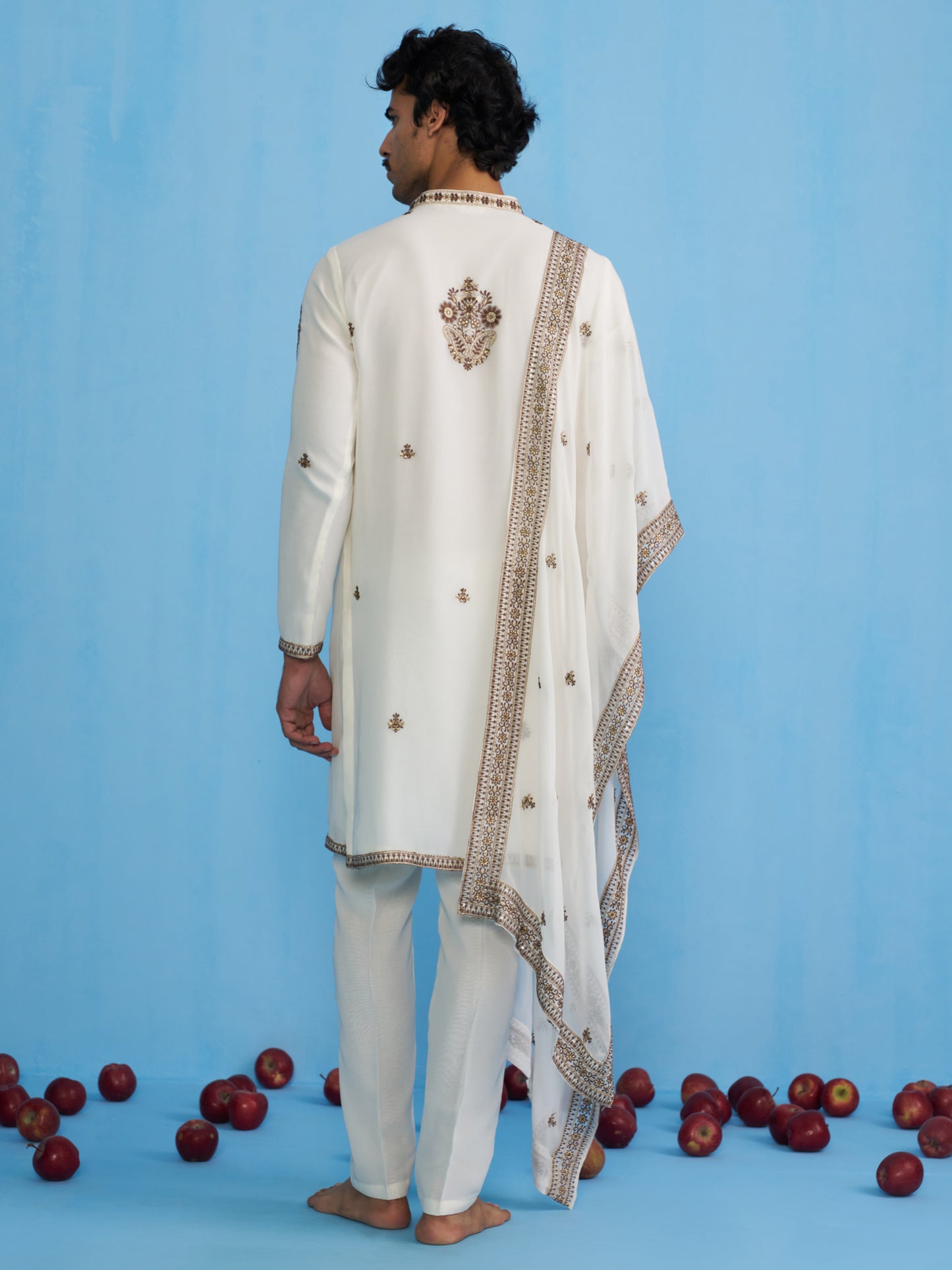 ARABIC IVORY KURTA SET
