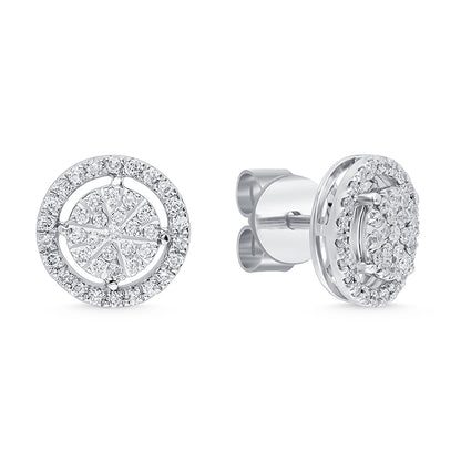 LIFE OF CIRCLE DIAMOND EARRINGS