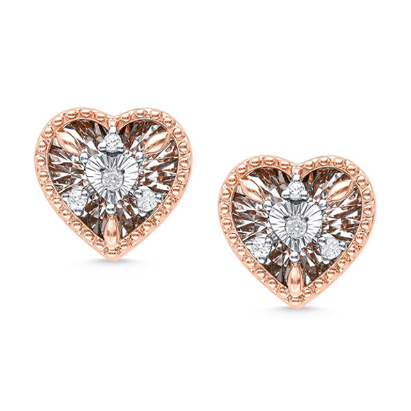 HEART DIAMOND EARRINGS