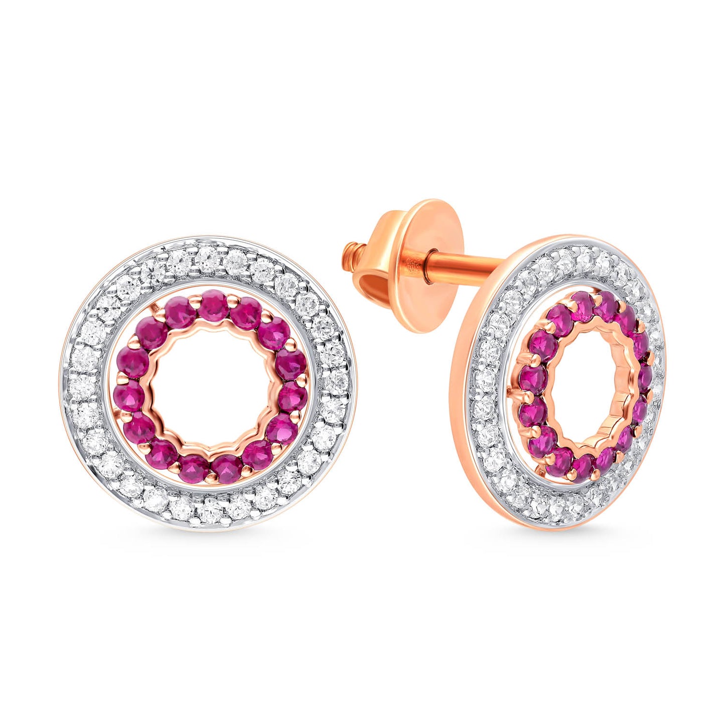 LIFE OF CIRCLE DIAMOND EARRINGS