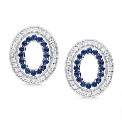 OVAL DIAMOND EARRINGS