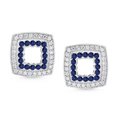 CUSHION DIAMOND EARRINGS