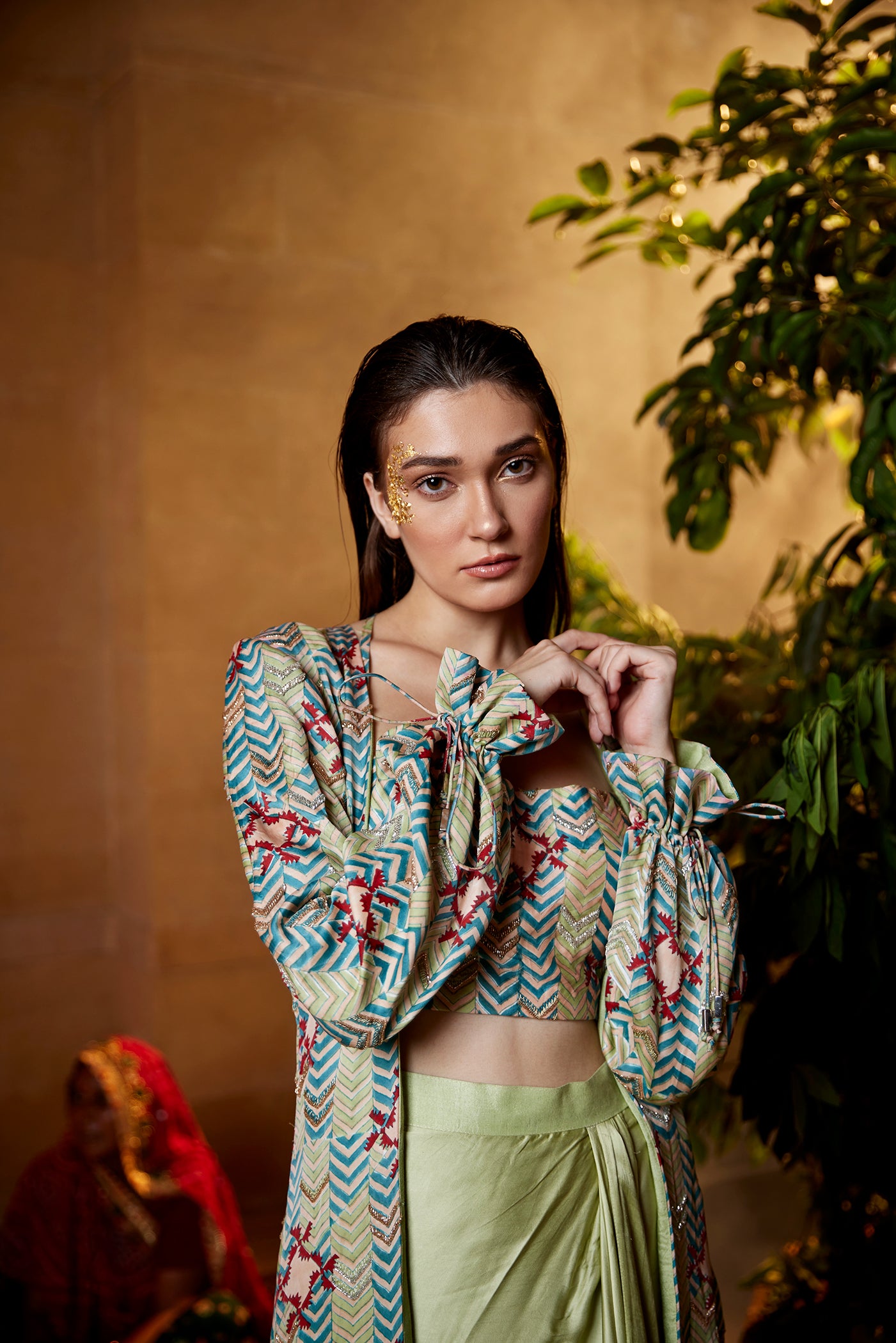 PISTACHIO SKIRT SET