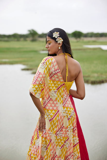 YELLOW LEHANGA