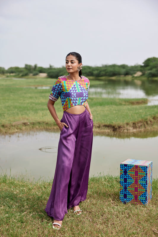 PURPLE JUMPSUIT