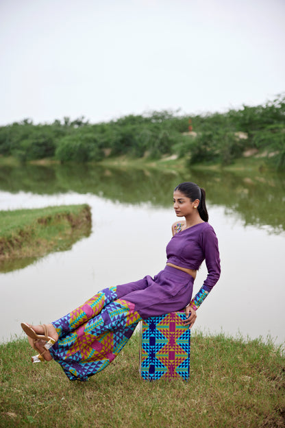 PURPLE CO-ORD SET