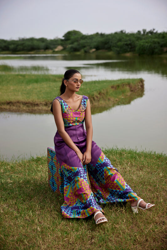 PURPLE JUMPSUIT