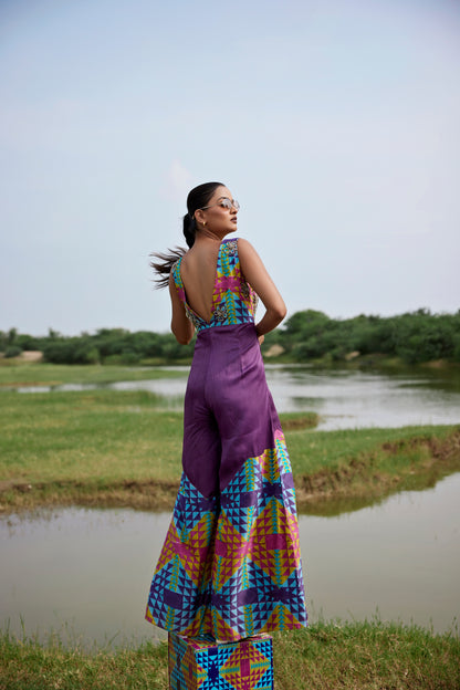 PURPLE JUMPSUIT