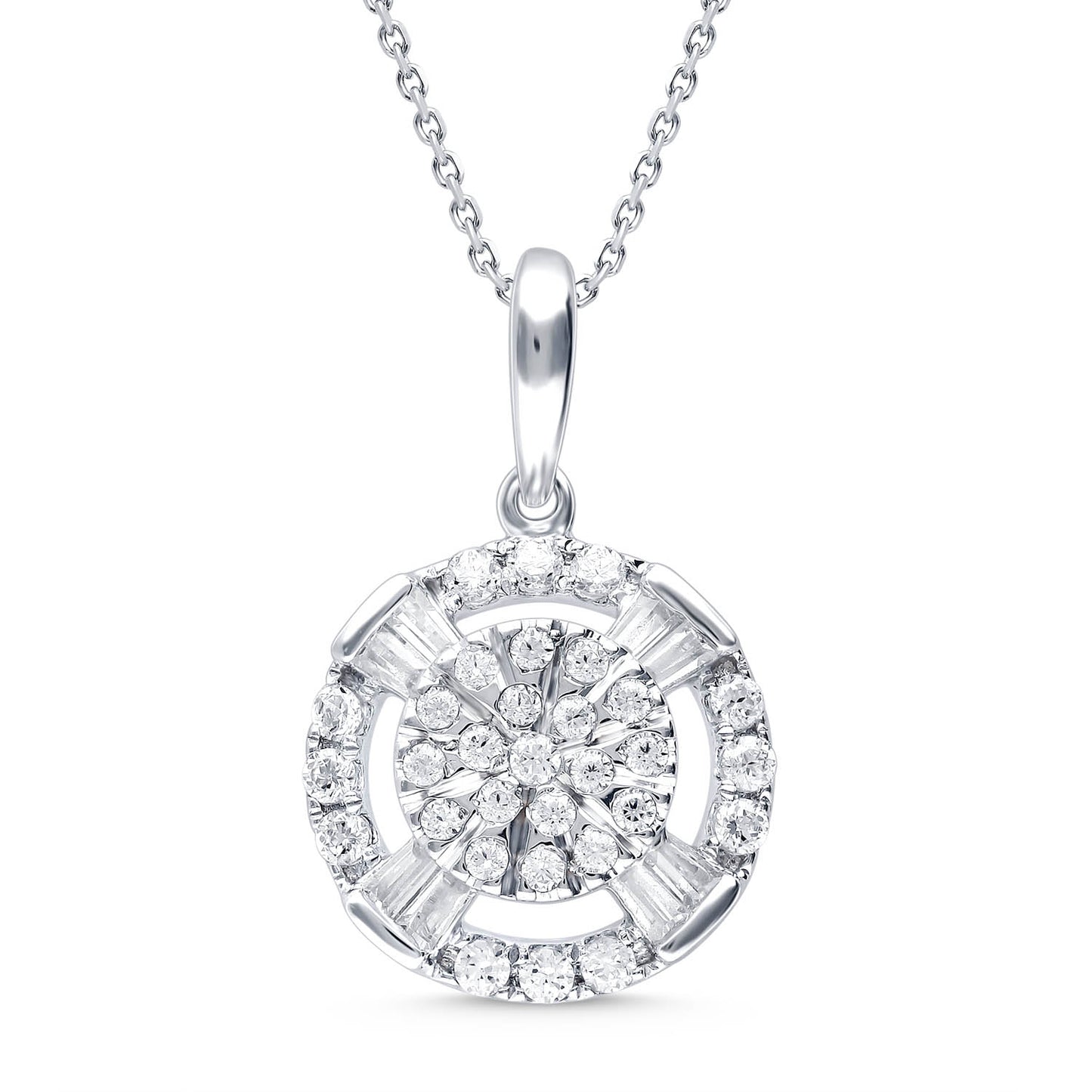 CLUSTERED DIAMOND PENDANT