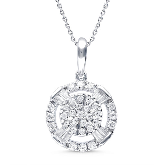 CLUSTERED DIAMOND PENDANT