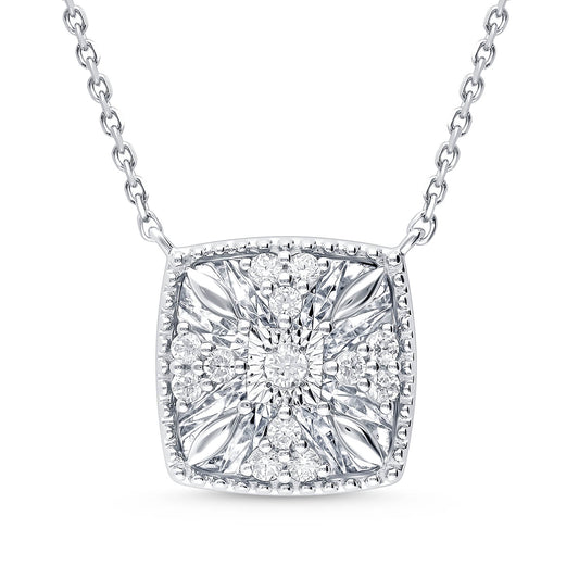 CUSHION DIAMOND PENDANT