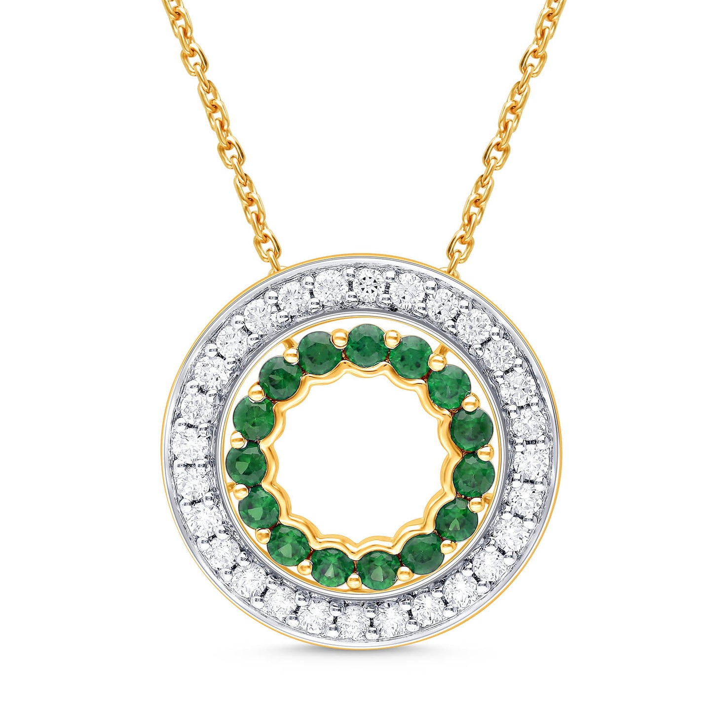 LIFE OF CIRCLE DIAMOND PENDANT