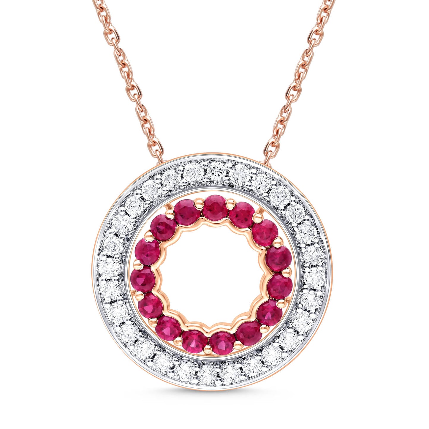 LIFE OF CIRCLE DIAMOND PENDANT