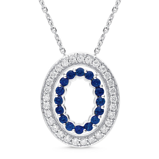 OVAL DIAMOND PENDANT