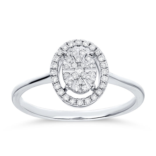 OVAL SHAPED DIAMOND RING