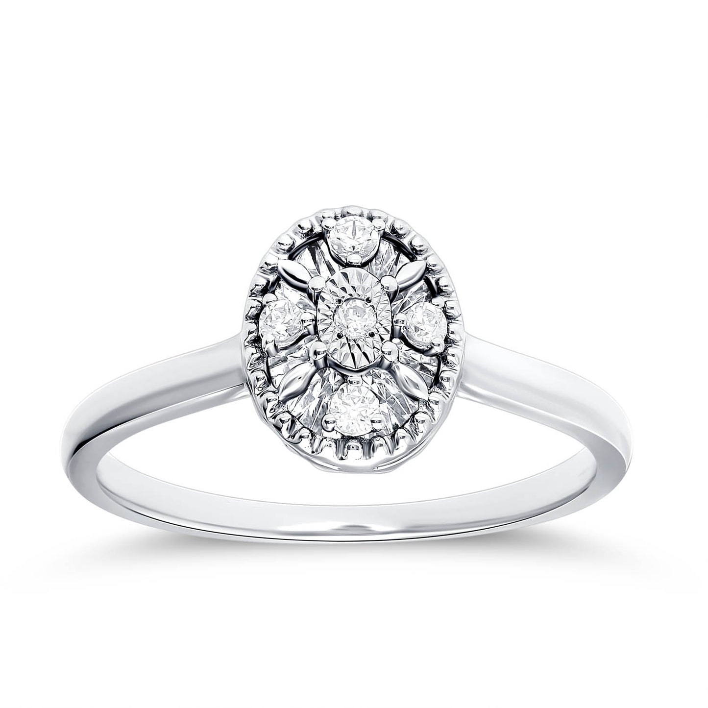 OVAL DIAMOND RING